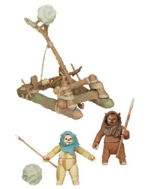 STAR WARS VINTAGE COLLECTION EWOK ASSAULT CATAPULT PACK EXCLUSIVE          