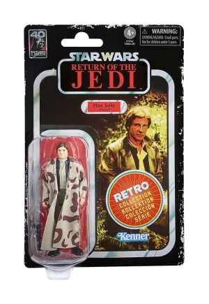 STAR WARS EP VI FIGURA 9,5 CM HAN SOLO ENDOR RETRO COLLECTION