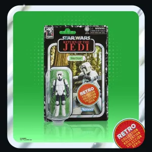 STAR WARS EL RETORNO DEL JEDI FIG 9,5 CM BIKER SCOUT RETRO COLLECTION
