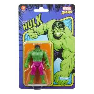 MARVEL LEGENDS FIGURA 9,5 CM HULK COLECCION RETRO