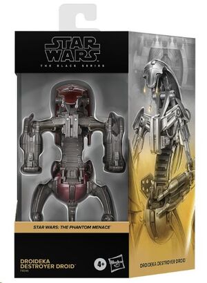 STAR WARS THE PHANTOM MENACE THE BLACK SERIES FIG 15 CM DROIDEKA DESTROYER DROID