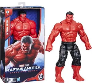 MARVEL CAPITAN AMERICA BRAVE NEW WORLD FIGURA HULK ROJO