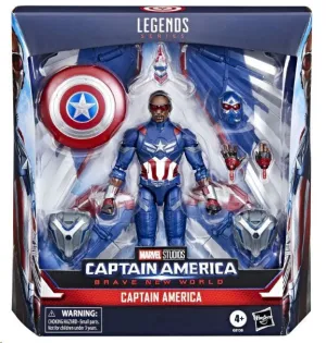 MARVEL LEGENDS SERIES FIGURA BRAVE NEW WORD CAPITAN AMERICA CAPITAN AMERICA 15 CM