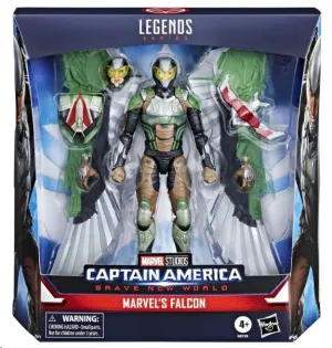 MARVEL LEGENDS SERIES FIGURA BRAVE NEW WORD CAPITAN AMERICA FALCON 15 CM
