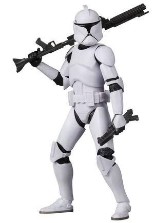 STAR WARS EL ATAQUE DE LOS CLONES FIGURA 15 CM BLACK SERIES PHASE 1 CLONE TROOPER