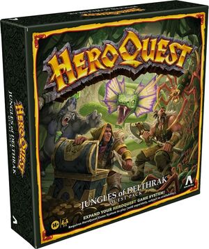 HEROQUEST EXPANSIÓN JUNGLES OF DELTHRAK PACK DE MISIÓN -INGLÉS-