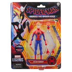 SPIDERMAN ACROSS THE SPIDERVERSE MARVEL LEGENDS SERIES FIGURA PETER PARKER 15 CM