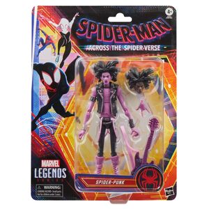 SPIDERMAN ACROSS THE SPIDERVERSE MARVEL LEGENDS SERIES FIGURA SPIDER-PUNK 15 CM