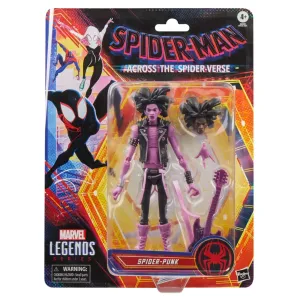 SPIDERMAN ACROSS THE SPIDERVERSE MARVEL LEGENDS SERIES FIGURA SPIDER-PUNK 15 CM