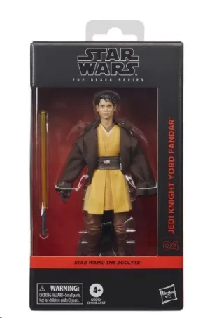 STAR WARS THE ACOLYTE THE BLACK SERIES FIGURA 15 CM JEDI KNIGHT YORD FANDAR
