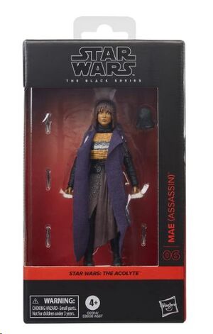 STAR WARS THE ACOLYTE THE BLACK SERIES FIGURA MAE ASSASSING 15 CM