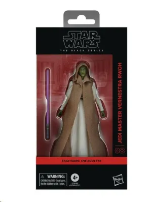 STAR WARS THE ACOLYTE THE BLACK SERIES FIGURA MAESTRA JEDI VERNESTRA RWOH