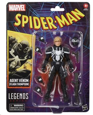 SPIDERMAN MARVEL LEGENDS SERIES FIGURA AGENT VENOM (FLASH THOMPSON) 15 CM