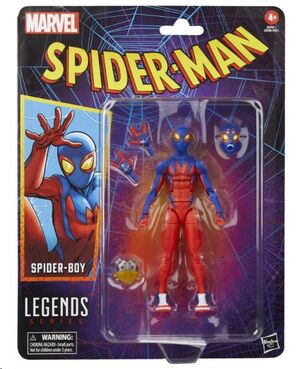 SPIDERMAN MARVEL LEGENDS SERIES FIGURA SPIDER BOY 15 CM