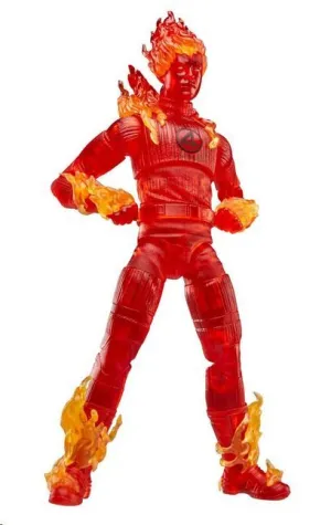 LOS CUATRO FANTÁSTICOS: PRIMEROS PASOS MARVEL LEGENDS FIGURA HUMAN TORCH 15 CM
