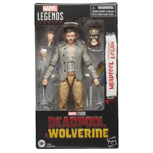 MARVEL LEGENDS SERIES  DEADPOOL & WOLVERINE HEADPOOL WITH LOGAN 15 CM