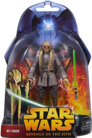 STAR WARS REVENGE OF THE SITH THE BLACK SERIES KIT FISTO 20TH ANNIVERSARY FIGURA 15 CM
