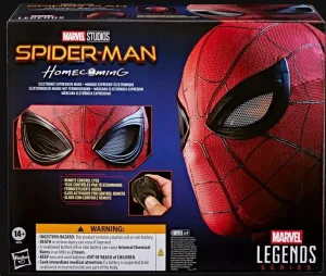 SPIDER-MAN ELECTRONIC EXPRESSIVE MASK RÉPLICA 26 CM SPIDER-MAN: HOMECOMING MARVEL LEGENDS SERIES