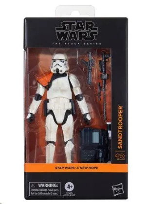 STAR WARS UNA NUEVA ESPERANZA FIGURA THE BLACK SERIES SANDTROOPER 15 CM