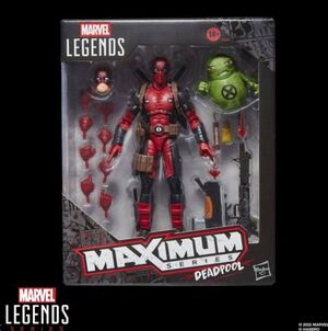 DEADPOOL MARVEL LEGENDS MAXIMUM SERIES FIGURA DEADPOOL 15 CM