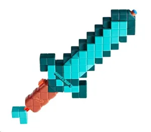 MINECRAFT NERF ESPADA DE DIAMANTE LANZADARDOS