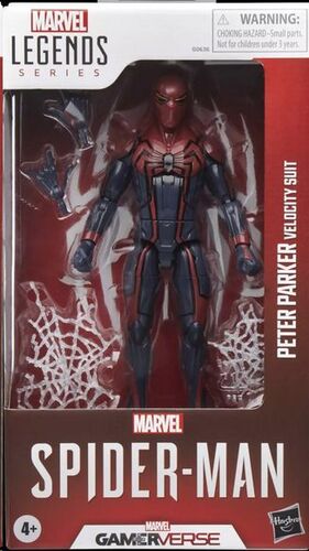 PETER PARKER VELOCITY SUIT VERSION FIGURA 15 CM SPIDER-MAN GAMERVERSE MARVEL LEGENDS SERIES