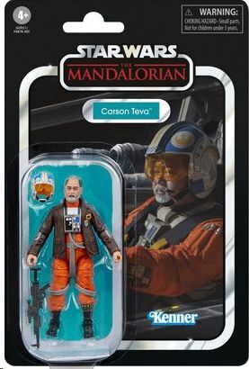STAR WARS THE MANDALORIAN THE VINTAGE COLLECTION CARSON TEVA FIGURA 9,5 CM