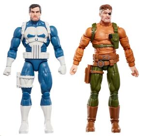 GAMERVERSE MARVEL LEGENDS SERIES PACK 2 FIGURAS THE PUNISHER PUNISHER & NICK FURY