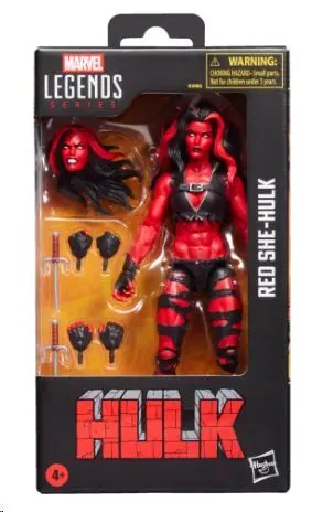 HULK MARVEL LEGENDS SERIES FIGURA RED SHE-HULK 15 CM