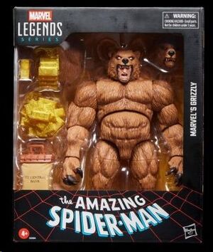 MARVEL LEGENDS SERIES FIGURA MARVELS SPIDER-MAN GRIZZLY 15CM