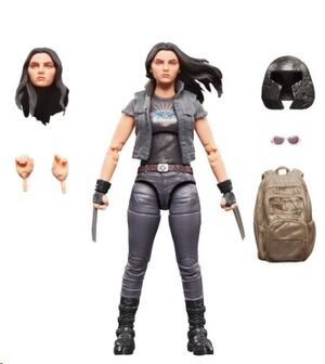 MARVEL LEGENDS SERIES FIGURA DEADPOOL & LOBEZNO X-23 15 CM