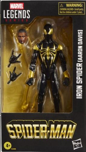 MARVEL LEGENDS FIGURA IRON SPIDER (AARON DAVIS) SPIDER-MAN 15CM