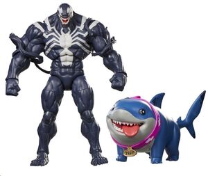 RIVALS MARVEL FIGURA VENOM & JEFF THE LAND SHARK 15 CM