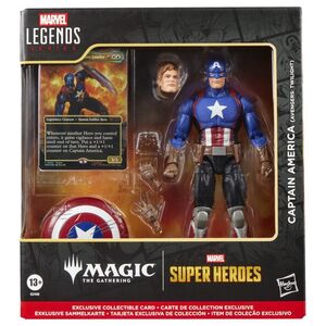 MARVEL LEGENDS MAGIC THE GATHERING SERIES FIGURA 15 CM CAPTAIN AMERICA (AVENGERS TWILIGHT)