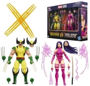 MARVEL GAMES MARVEL LEGENDS PACK DE 2 FIGURAS WOLVERINE & PSYLOCKE 15 CM