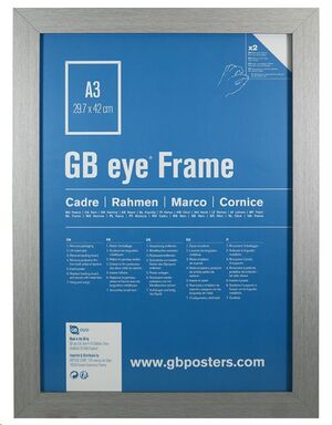 GBEYE  MARCO PLATEADO DE MDF - A3 - 29,7 X 42 CM