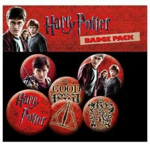 HARRY POTTER PACK 6 CHAPAS ICONS                                           