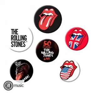 THE ROLLING STONES PAQUETE DE CHAPAS LABIOS