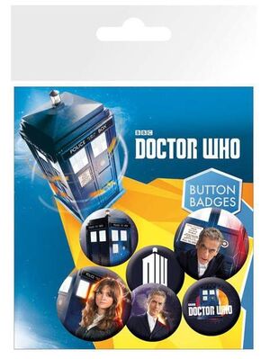 DOCTOR WHO PACK 6 CHAPAS NEW                                               