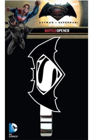 BATMAN VS SUPERMAN DAWN OF JUSTICE ABREBOTELLA LOGO 9 CM DC COMICS         