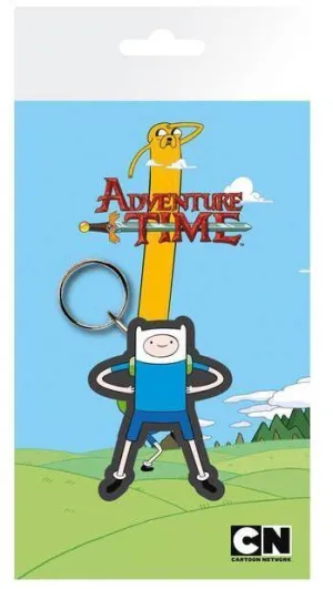 HORA DE AVENTURAS LLAVERO CAUCHO 7 CM FINN                                 