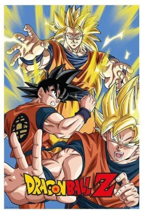 POSTER DRAGON BALL Z GOKU 61 X 91 CM                                       
