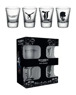 DEATH NOTE PACK DE 4 VASOS DE CHUPITOS MIX                                 