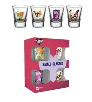 DC COMICS PACK DE 4 VASOS DE CHUPITOS GOTHAM GIRLS                         