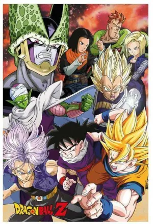 POSTER DRAGON BALL Z SAGA CELL 61 X 91 CM                                  