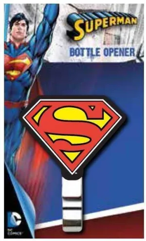 SUPERMAN ABREBOTELLAS LOGO 9CM                                             