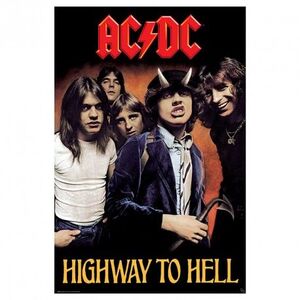 POSTER AC/DC HIGHWAY TO HELL 91,5 X 61 CM