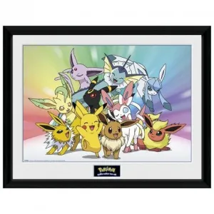 PÓSTER ENMARCADO POKEMON EEVEE