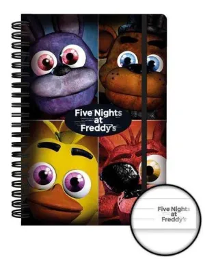 FIVE NIGHTS AT FREDDY'S LIBRETA A5 QUAD