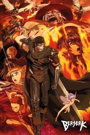 POSTER BERSERK ANIME MIX 61 X 91 CM                                        